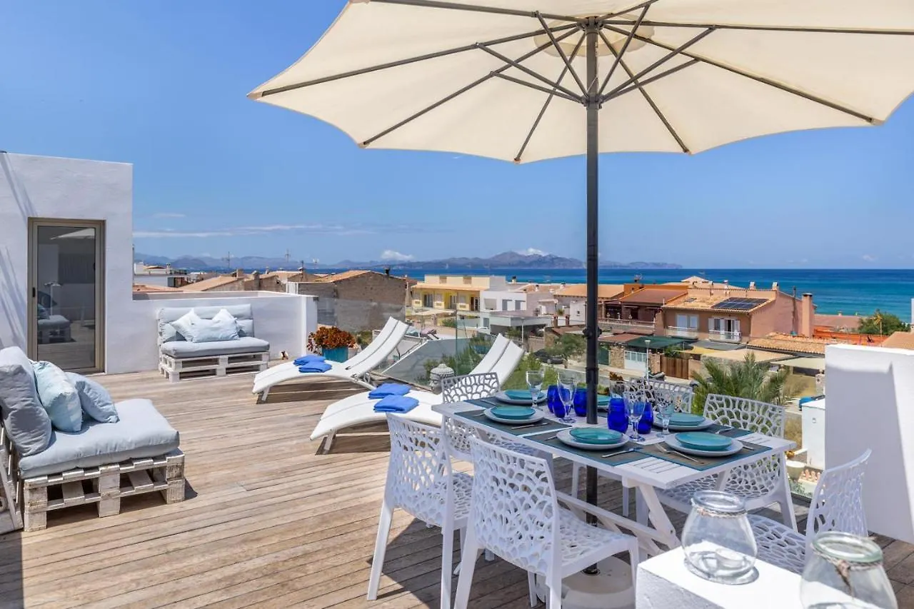 Sunny Townhouse With Terrace In Son Serra 松塞拉德马里纳 0*,  西班牙