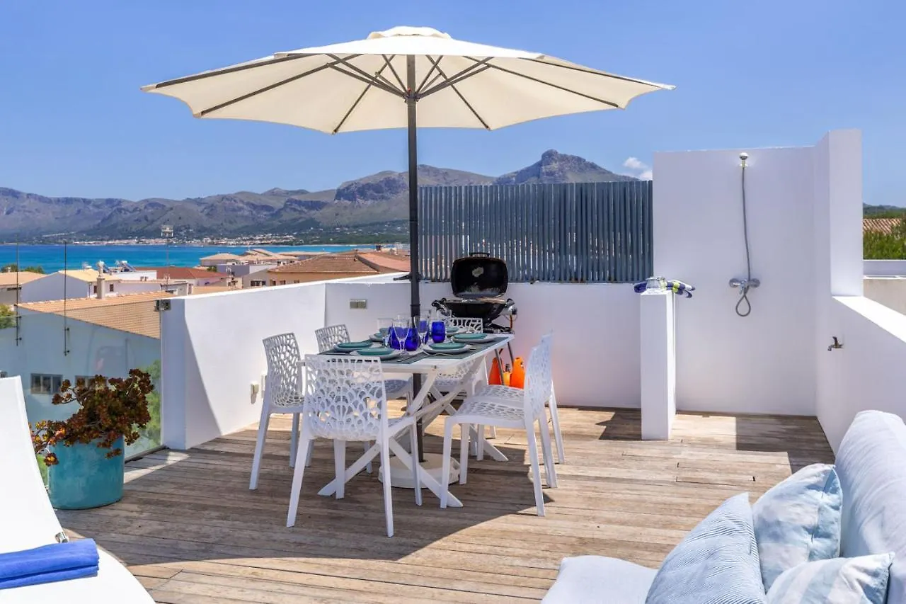 Ferienhaus Sunny Townhouse With Terrace In Son Serra Son Serra de Marina Spanien